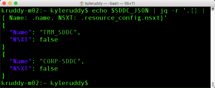 DCLI - Retrieving the NSXT Property